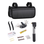 Kit De Herramientas Bicicleta Reparación Con Inflador Gris - Imagen 6