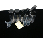 Kit De Viaje 5 Botellas Y Frascos Lociones Cremas + Neceser - Imagen 15