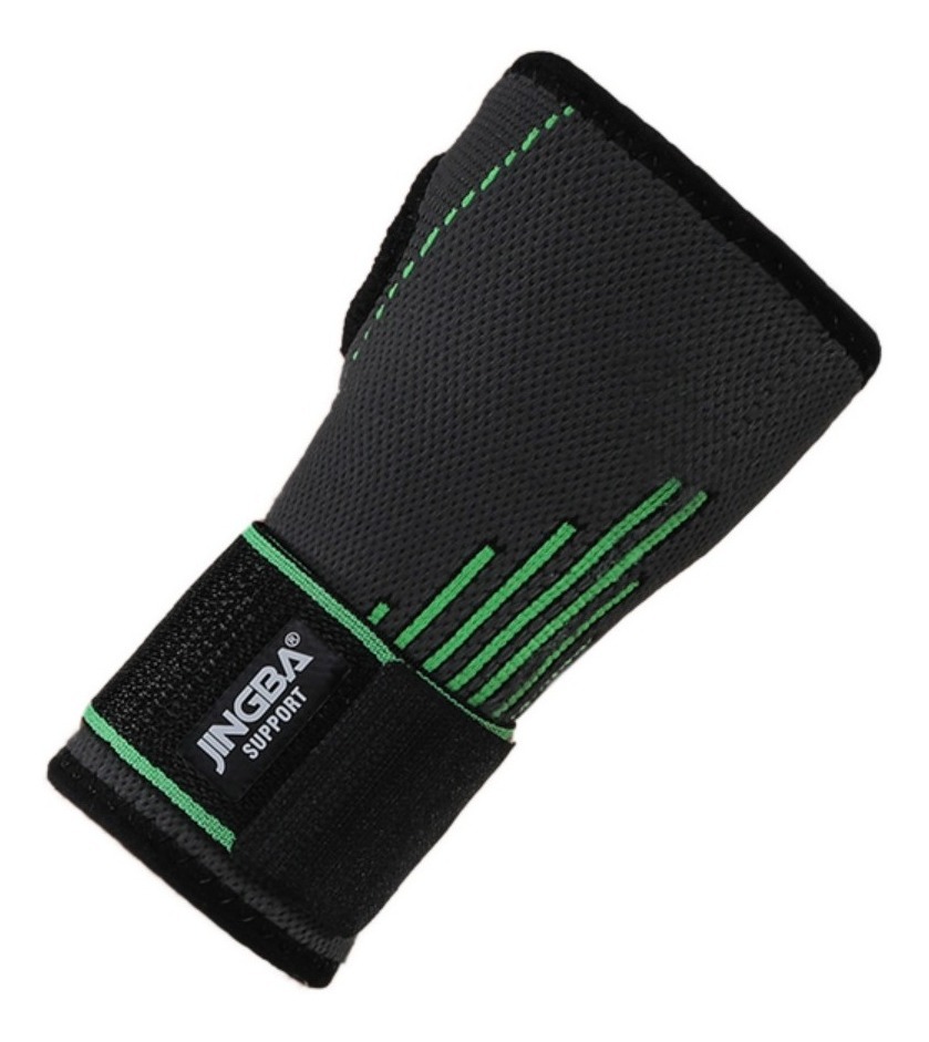 D_685152-MLU49044900070_022022-F.jpg Muñequera Ajustable Deporte Lesiones Proteccion - Verde - Imagen 1