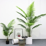 Planta Artificial En Maceta Simil Palmera Areca 220cm - Imagen 7