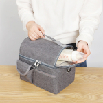 Lunchera Lonchera Bolso Térmico Con Bolsillo Externo - Imagen 5