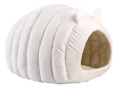 Cueva Cama Peluche Acolchada Para Gatos Perros Chica