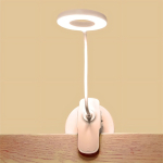 Lampara Led Con Pinza Para Escritorio Flexible Recargable Estructura Blanco Pantalla Blanco - Imagen 3