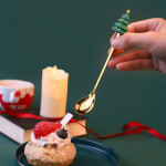 Set X 4 Cubiertos Navidad 4piezas Papa Noel Decoracion Hogar - Imagen 3