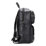 Mochila Cuero Pu Mujer Dama Retro Bolsillos Exteriores - Imagen 2