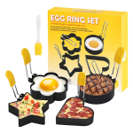 Moldes Cocina Antiadherentes Para Huevo Frito Y Panqueques - Imagen 5