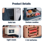 Juguete Cafeteria Niños Niñas Barista Con Caja Registradora - Imagen 13