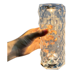 Lampara Veladora Recargable Rgb Led Decorativa Cont Remoto Estructura Transparente Pantalla Transparente - Imagen 2