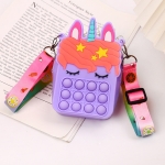 Mini Bolso Infantil Cartera Bandolera Popit Diseño Unicornio - Imagen 7