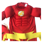 Disfraz Halloween Flash Cotillon Niño Fiestas Super Héroe - Imagen 4