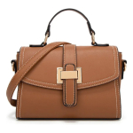 Cartera Bandolera En Cuero Pu Estilo Retro Moderno Hebilla - Imagen 5