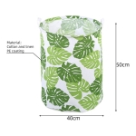 Cesto Canasto Organizador Hojas Multiuso Ropa Sucia - Imagen 2