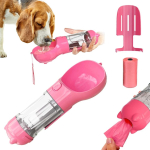 Botella De Agua Práctica P/ Perro Bebedero Dispensador Bolsa - Imagen 9