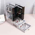 Organizador Exhibidor De Joyas Joyero Diseño Acrilico Cajón - Imagen 9