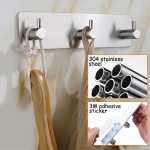 Soporte Triple Gancho Para Pared Toallero Pared Accesorio - Imagen 5