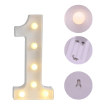 Numeros Luces Led Light Decoración Fiestas, Cumpleaños - Imagen 5