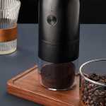 Molinillo De Café Portatil Recargable Moledor Inalambrico Color Negro - Imagen 5