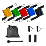 Set 5 Bandas Elástica Resistencia De Colores + Bolso Color Amarillo - Imagen 6