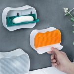 Jabonera Con Tapa Vertical Organizador Baño Ducha Tocador - Imagen 8