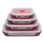 Set X4 Taper Silicona Plegables Tapa Plastico Hermetica - Imagen 28