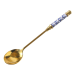 Cucharitas Metal Y Cerámica Café Té Copetín Decorativas - Imagen 21