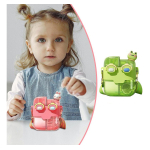 Botella De Agua Doble Compartimiento 530ml Correa Y Pajita - Imagen 3