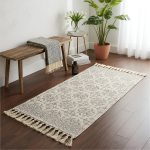 Alfombras Nórdicas Vintage Con Borlas Flecos Textil 90 Cm - Imagen 34