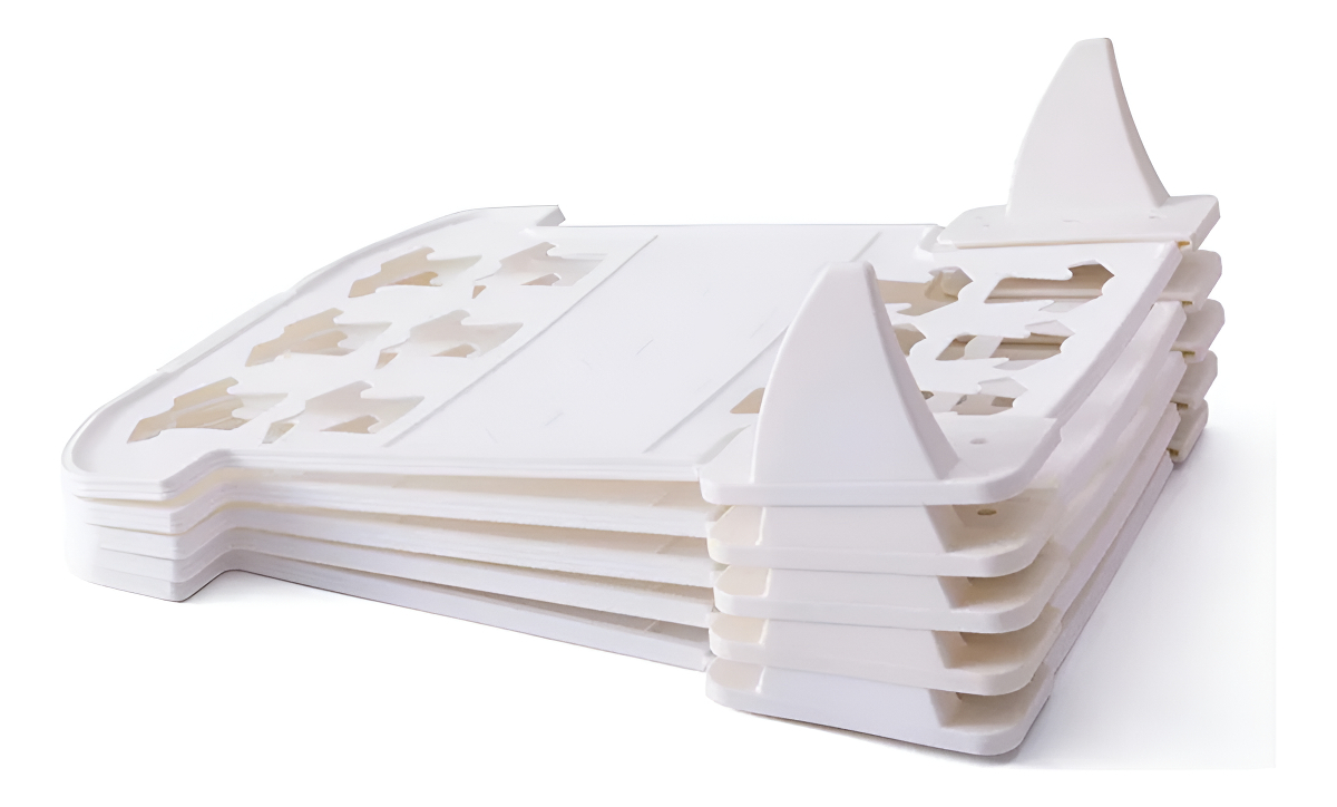 D_696534-MLA96665810391_102025-F-1.jpg Estante Organizador De Ropa Almacenamiento Apilable Color Blanco - Imagen 1