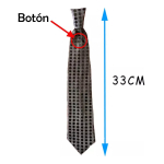 Corbatas Luminosas Lentejuelas Con Luces Led Cotillón - Imagen 8