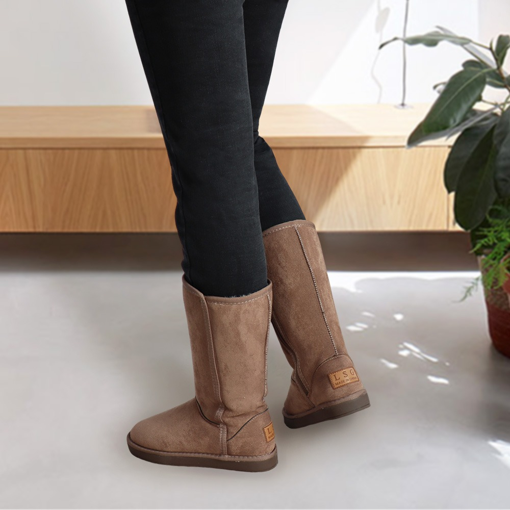 D_697798-MLU83646521837_042025-F.jpg Pantubota Bota Larga Abrigada Invierno Antideslizante - Imagen 1