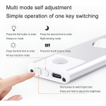 Tira De Luz Led Rígida Recargable Usb Regulable - 80cm - Imagen 5