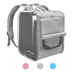 Mochila Transportadora Mascotas Perro Gato Malla 9 Kg Aprox - Imagen 2