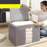 Caja Organizadora De Ropa Plegable Resistente 50x40x33 - Imagen 12