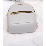 Mini Mochila Bandolera Simil Cuero Moderna Chica - Imagen 6