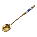 Cucharitas Metal Y Cerámica Café Té Copetín Decorativas - Imagen 16