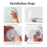 Luces Led Usb Para Espejo Maquillaje Kit X6 - Imagen 7