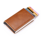 Porta Tarjetas De Metal Rfid Cuero Sintetico - Imagen 13