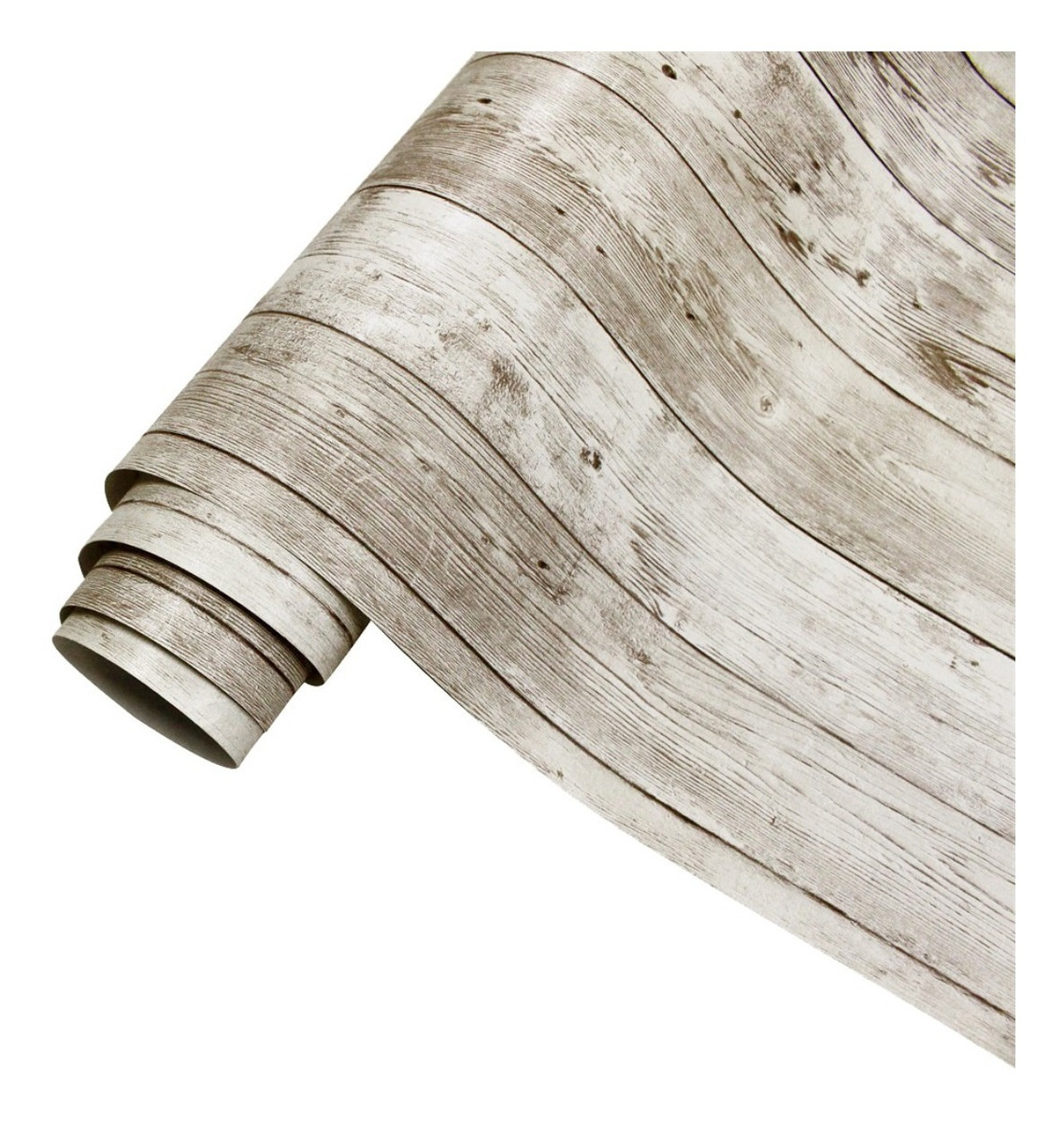 D_703902-MLU51696635095_092022-F.jpg Papel Adhesivo Tapiz Pared Liston Claro Grueso Rollo 10 Mts - Imagen 1