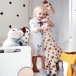 Animal De Peluche Jirafa Realista 100cm - Imagen 5