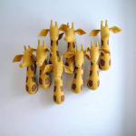Animales De Pared Infantiles En Fieltro Para Decorar - Imagen 23