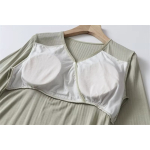 Pijama Largo Maternal Y Lactancia 2 Piezas Ropa Para Dormir - Imagen 11
