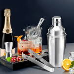 Set 5 Piezas Juego Cocteleria Barman Acero Inoxidable Color Metálico - Imagen 3