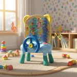 Juguete Volante Estilo Pinball Para Niños Música Ajustable - Imagen 5