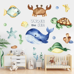 Vinilo Infantil Decorativo De Pared Oceanico - Imagen 4