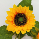 Planta Ramo Girasol Artificial 5 Flores 70 Cm - Imagen 3