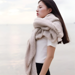 Manta De Lana Con Borlas Throw Blanket Sofa 110x150cm - Imagen 6