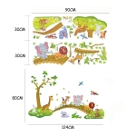 Vinilo Decorativo De Pared Jungla 3d Adhesivos Sticker - Imagen 2