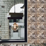 Revestimiento Adhesivo Panel 3d Simil Piedra A5 - Imagen 4