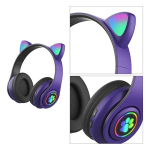 Auriculares Con Orejas Y Luces Divertidos Bluetooth - Imagen 33