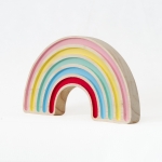Adorno Arcoiris De Madera Para Cuarto Infantil Boho - Imagen 18
